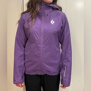 Purple BLACK DIAMOND SHELL. Size: small